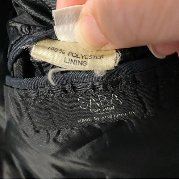 Saba Midnight Blue Men's Blazer 42S made in australia jacket coat - Picture 7 of 7